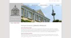 Desktop Screenshot of lombardo-immobilien.de
